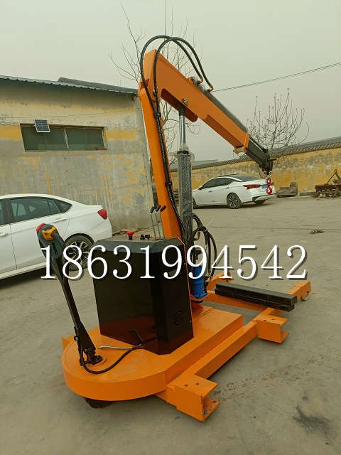 乌兰察布市自卸车厢随车吊 自制轮式四不像起重机 四驱平板吊 5吨 贵盛